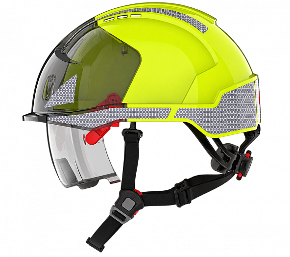 Защитная каска JSP EVO® VISTAlens® цв. лимонный