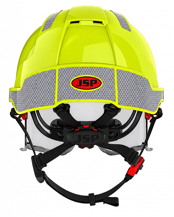 Защитная каска JSP EVO® VISTAlens® цв. лимонный