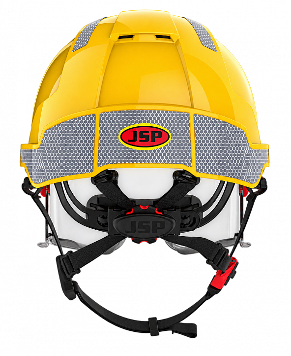 Защитная каска JSP EVO® VISTAlens® цв. желтый