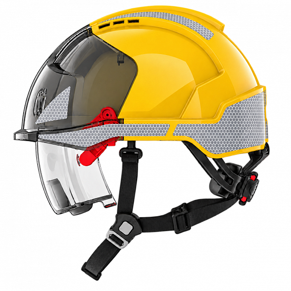 Защитная каска JSP EVO® VISTAlens® цв. желтый