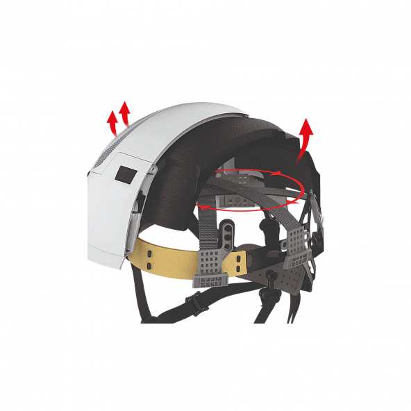 Защитная каска EVO® ALTA™ Dualswitch™ цв. белый