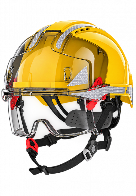 Защитная каска JSP EVO® VISTAlens® цв. желтый