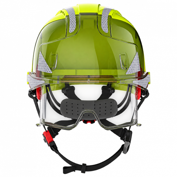Защитная каска JSP EVO® VISTAlens® цв. лимонный