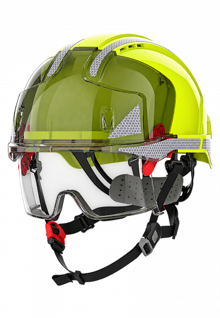 Защитная каска JSP EVO® VISTAlens® цв. лимонный